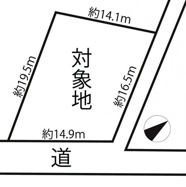 菊池郡菊陽町沖野2丁目 売地