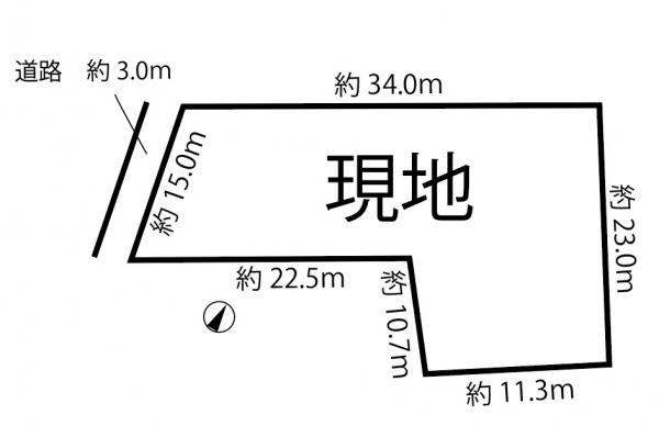 熊本市北区龍田7丁目 売地