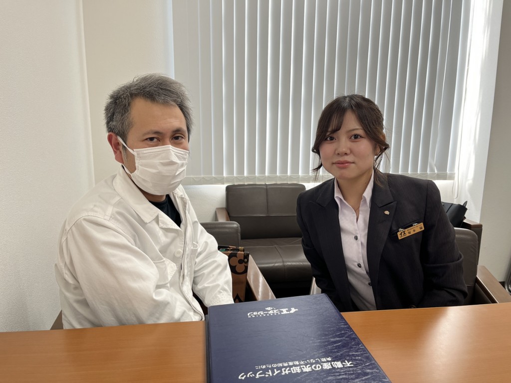 親切に対応頂きありがとうございました。